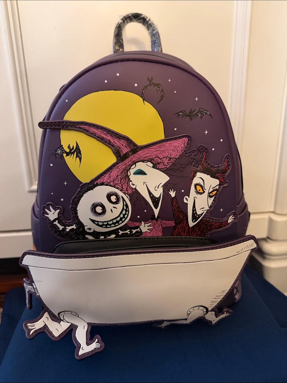 Disney Loungefly Nightmare Before Christmas Character Mini Backpack - Purple